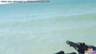 2 PAWGs eating twat on a jet ski