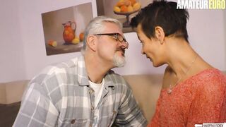 HausfrauFicken - Dark Haired German Older Hardcore Cunt Banged With Her Mature Girlfriend - AMATEUREURO