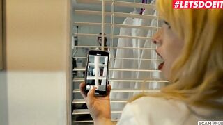 ScamAngels - Vienna Ebony & Kenzie Reeves American Eighteen Seduce And Boned Their Boss At The Hospital - LETSDOEIT