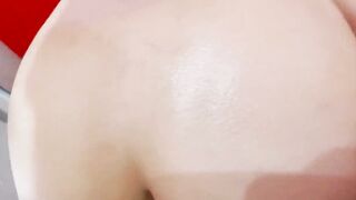 The stepson spies on his mother taking a shower. Anal sex