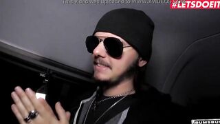 LETSDOEIT - (Fit XXX Sandy & Mr. White) Fit Lovers It's Banging On The Bus After Daily Workout