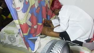 Filthy doctor blown and banged! male patient inside front of  his Wifey