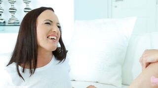 Stacy Snake and Lana Bell inside Lesbo tryout dyke video by SapphiX