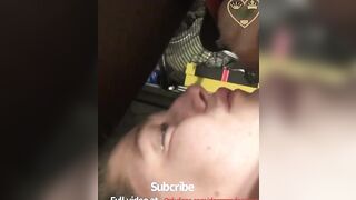 Deep Throat queen dezzy eating candy and Cock part one