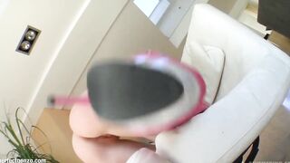 View Gina gonzo style solo masturbating on Offer Me Pink