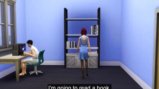 Sister Nailed By Her Weird Brother after she relaxed into his bed reading a book