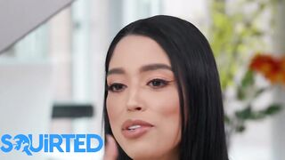 Phat booty Cuban (Vanessa Sky) deepthroats and spits all ovew penis and ride till she squirts - Squirted