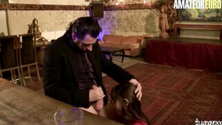 LaCochonne - Luna Rival Hottie French 19 Yo Gets Pounded Into Both Holes By 2 Freaky Men - AMATEUREURO