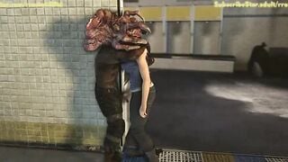 Jill Valentine inside Trouble 3D Monster porn animation