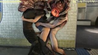 Jill Valentine inside Trouble 3D Monster porn animation