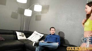 19 Year Old Gets Long Dick Big Into Front Of Stepdad