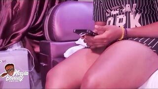 African chubby house ex-wife cheats with her nephew when hubby isn't around