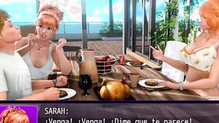 My New Life Cap 61 - My Stepsister Jerks Me Off Under The Table
