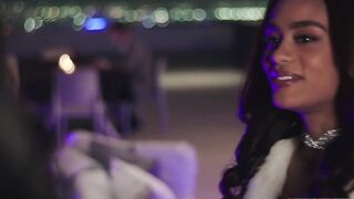 Roller-skater sizzler scarlit finds herself a new couple