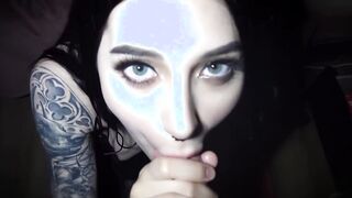 NASTY TEENIE FIRST TIME FELLATIO ON CAMERA
