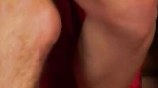 Dark Hair Bae ride a rough dick while her friends massage her clitoris