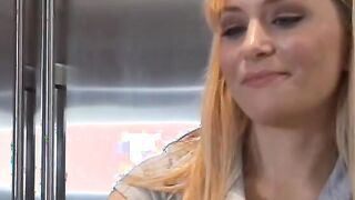 2 Bombshell white dyke Girl brew some wine and finger plowed each other