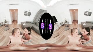 TmwVRnet - Bonnie Dolce & Lola Heart - Filthy group sex on the floor
