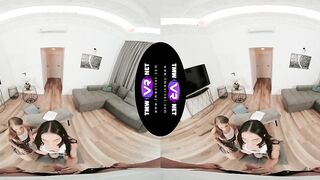TmwVRnet - Bonnie Dolce & Lola Heart - Filthy group sex on the floor