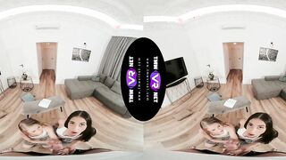 TmwVRnet - Bonnie Dolce & Lola Heart - Filthy group sex on the floor