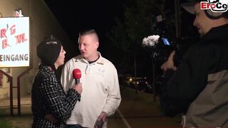 OUTSIDE CASTING - unknown dude pick up from german eighteen year mature