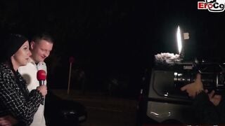 OUTSIDE CASTING - unknown dude pick up from german eighteen year mature