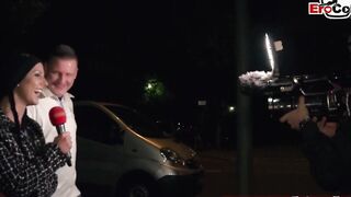 OUTSIDE CASTING - unknown dude pick up from german eighteen year mature