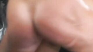 Beauty dark hair 18 year old into white heels gets drilled inside her cunt and booty