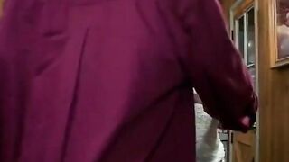 babe blonde wears a blindfold while getting her sweet twat licked and screwed