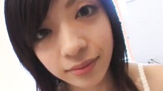 Toyed japanese teenie gets banged!