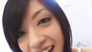 Toyed japanese teenie gets banged!