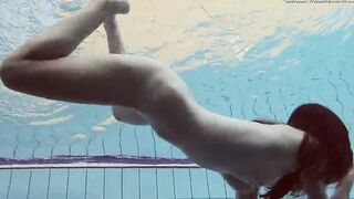 Sima Lastova Bombshell big tit swimming nude goddess