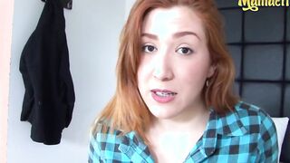 CarneDelMercado - Hispanic Red Haired 19 Yo Tricked Up Riding long african penis after