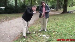 Pornocasting auf dem Oktoberfest mit Franzi - Outdoor blasen mit Spermawalk - Aische Pervers