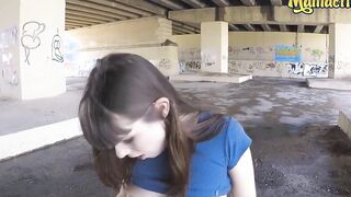 MamacitaZ - Kinky Teens Play with their Cunts inside an Abandoned Building