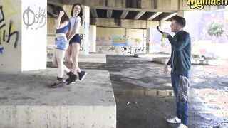 MamacitaZ - Kinky Teens Play with their Cunts inside an Abandoned Building