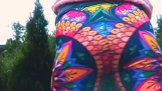 butt twerk, masturbation with ohmibod