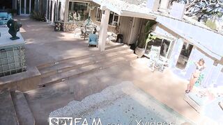 SPYFAM Sex Addict Step Dad Spies On Slutty Step Daughter