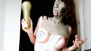 Brazilian_Miss inside Sex porn halloween with magics scary fun