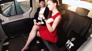 FuckedInTraffic - Tina Kay Big Hooters British Seduced in Outside Car Sex by Lusty Driver
