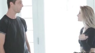 Fit blonde hot butt screwed