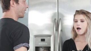 Fit blonde hot butt screwed
