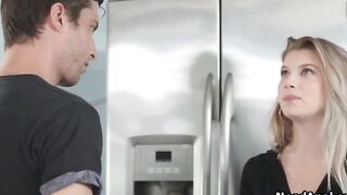 Fit blonde hot butt screwed