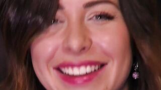 Goddess Irina Aliocha blows a huge ebony sex toy then having rough anal boned