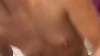 Bae banged bimbo enjoying having her twat licked and fuck while sucking off on dick