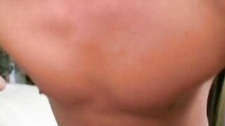 hot blonde gets her bald vagina stuffed with a fat dick