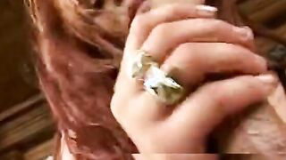 Inked hot with face piercings blows men dick and butt from behind