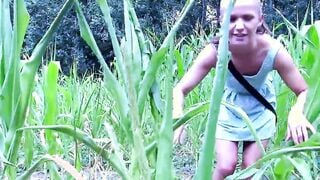 Adorable women tricked Petite Classmate to Dyke Outdoor Sex on way home