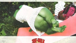 She Hulk XXX parody - She Hulk Nude Takes A Shower