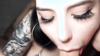 SLOPPY DEEPLY STEP SISTER BLOWING NUTS CUM ON FACE